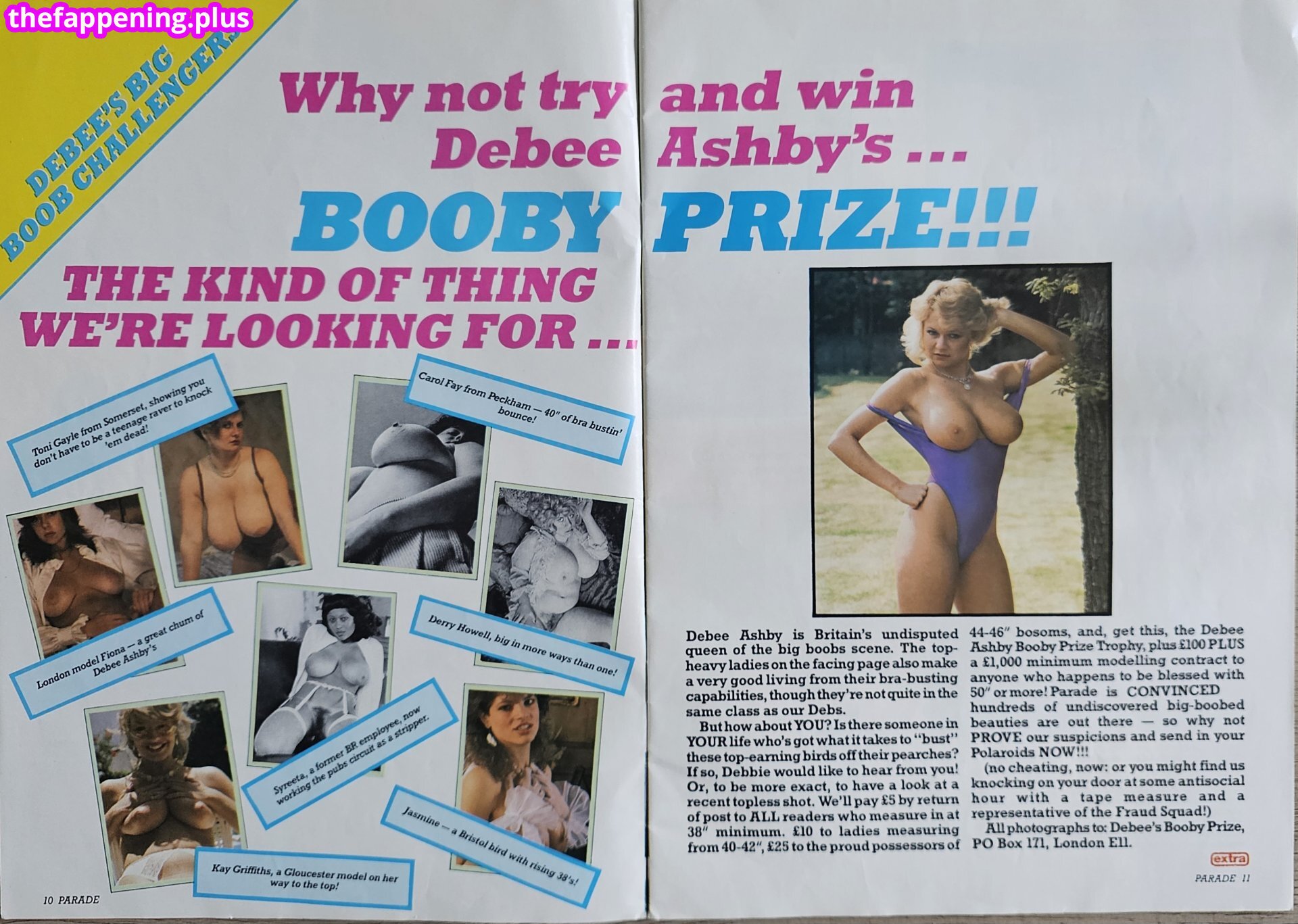 1980'S & Early 90'S Page 3 Girls / GlamourTeaJames / https: / mariawhittaker ヌードOnlyFans写真 #274