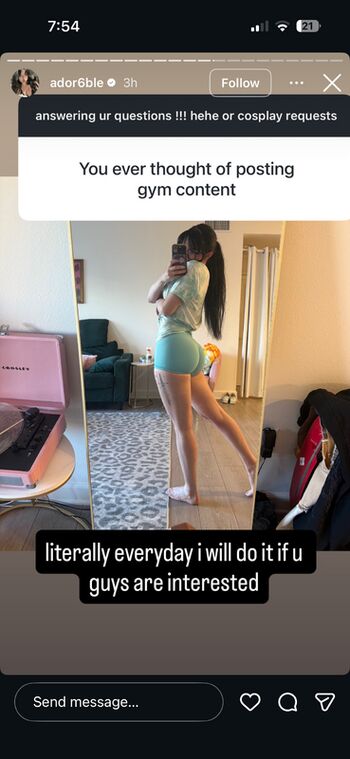 Full leaked Adorble private photo