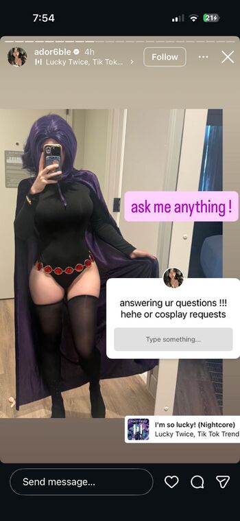Full leaked Adorble private photo