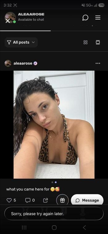 Full leaked Aleaarose private photo