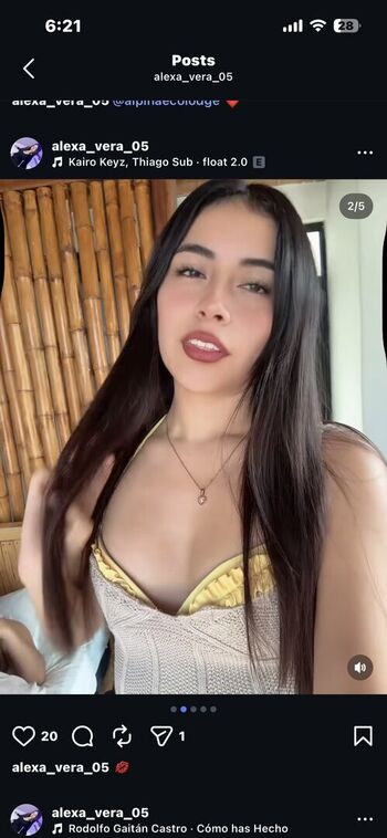Full leaked Alexa vera page private photo