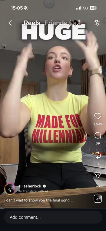 Full leaked Allie sherlock private photo