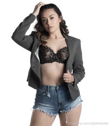 Full leaked Allythebabe private photo