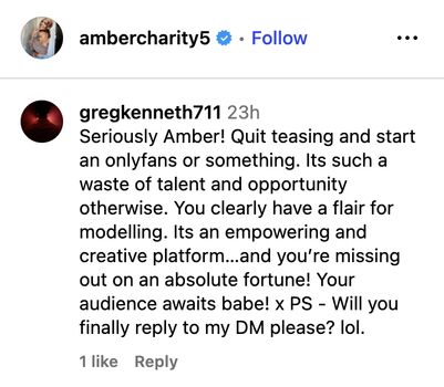 Full leaked Amber reacts private photo