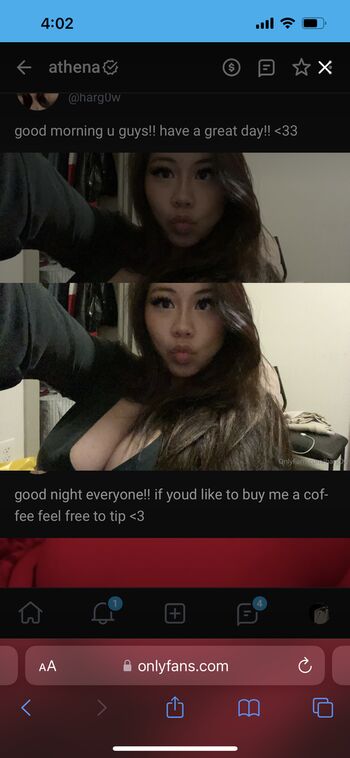 Full leaked Athennessy private photo