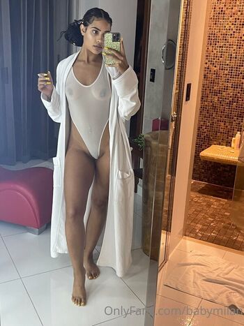 Full leaked Babymilan page private photo