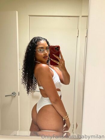 Full leaked Babymilan page private photo
