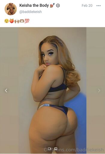Full leaked Baddiekeish private photo