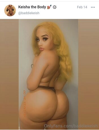 Full leaked Baddiekeish private photo