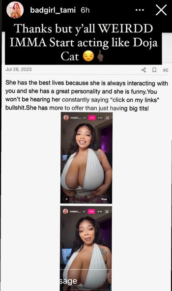 Full leaked Badgirl tami private onlyfans photo