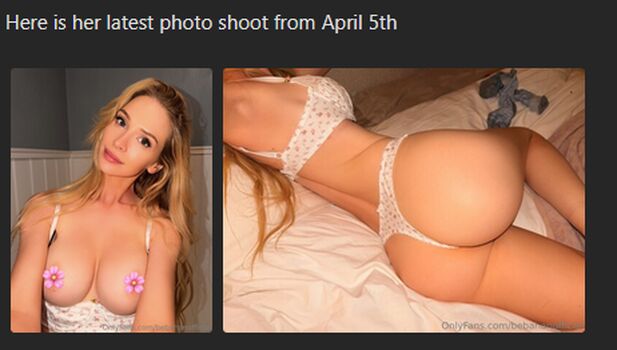 Full leaked Bebahan private photo
