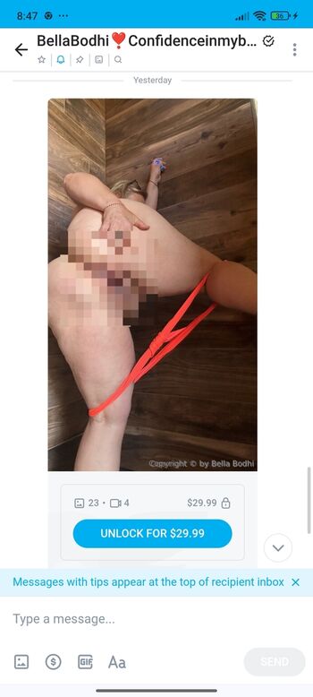 Full leaked Bella bodhi private onlyfans photo