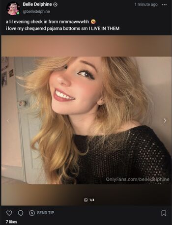 Full leaked Belle delphine  page private onlyfans photo