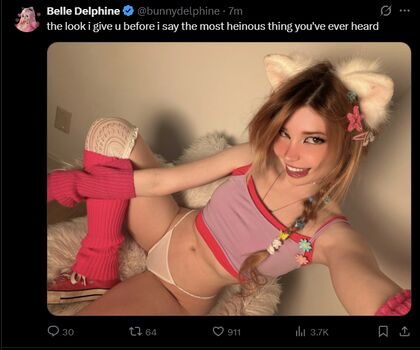 Full leaked Belle delphine  page private onlyfans photo