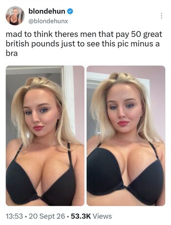 Full leaked Blondehunx private photo