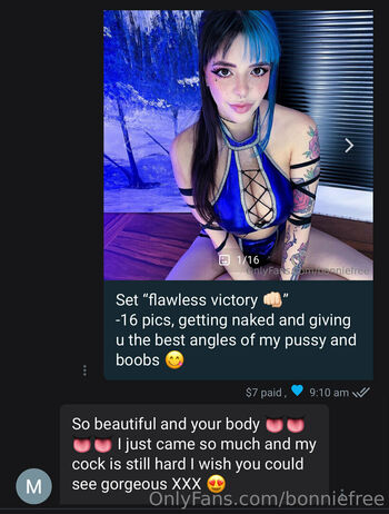 Full leaked Bonniefree private photo