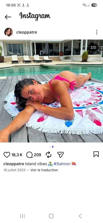 Full leaked Cleopatre off private photo