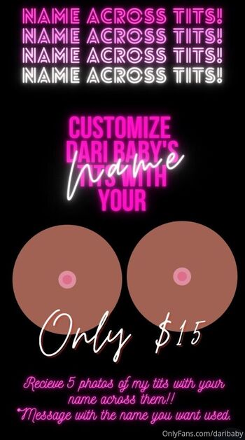 Full leaked Daribaby private photo