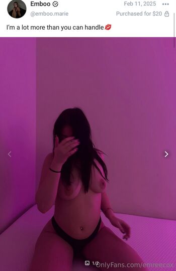 Full leaked Emboo marie private photo