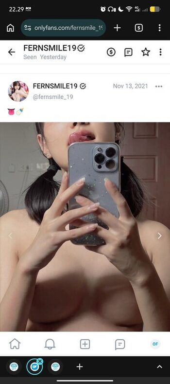 Full leaked Fernsmile private photo