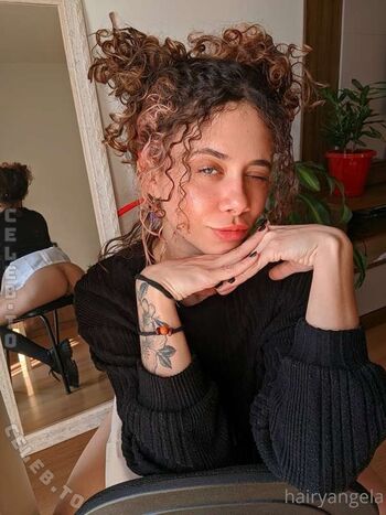 Full leaked Hairyangela page private photo