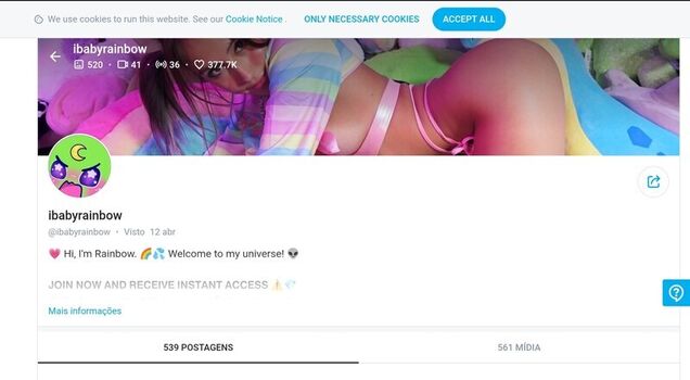 Full leaked Ibabyrainbow private photo