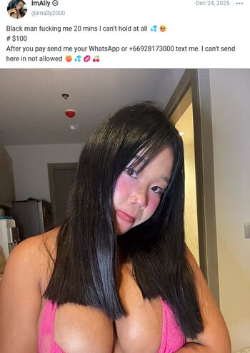 Full leaked Imally private onlyfans photo