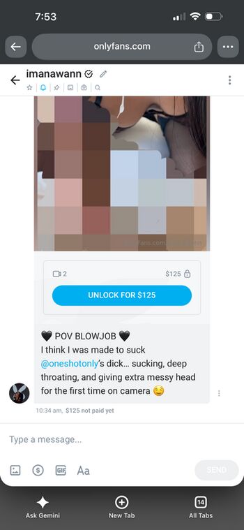 Full leaked Imanawann private photo