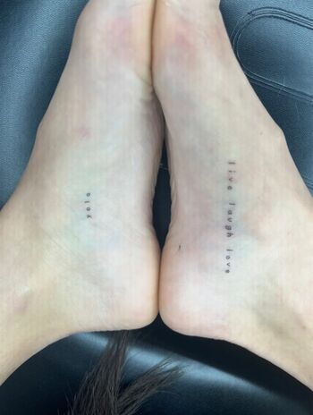 Full leaked Inked feet page private photo