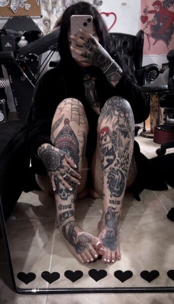 Full leaked Inked feet page private photo