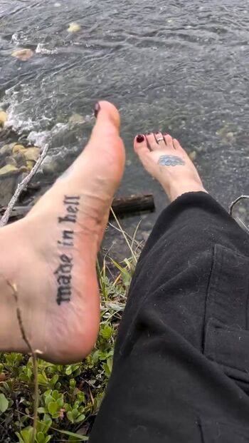 Full leaked Inked feet page private photo