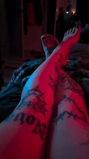 Full leaked Inked feet page private photo
