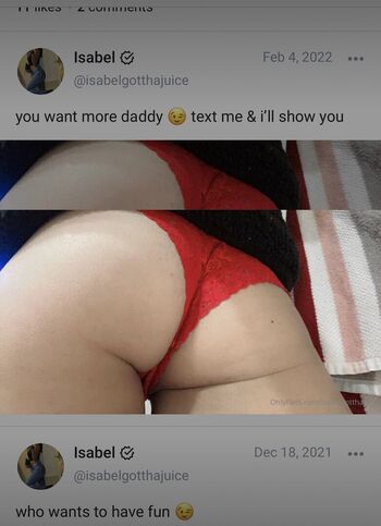 Full leaked Isabelgotthajuice private photo