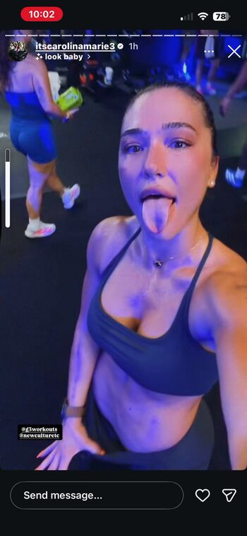 Full leaked Itscarolinamarie page private photo