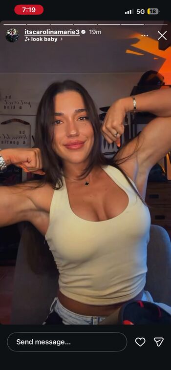 Full leaked Itscarolinamarie page private photo