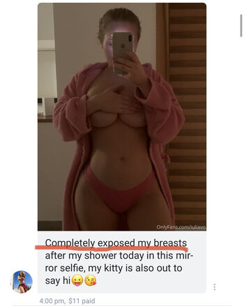 Full leaked Iuliavo private photo