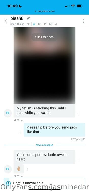 Full leaked Jasminedark private photo