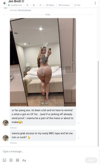 Full leaked Jen brett private photo