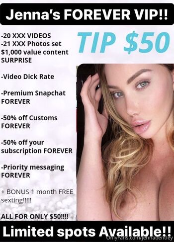 Full leaked Jennabentley private photo