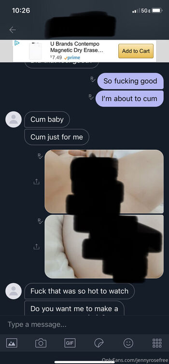 Full leaked Jennyrosefree private photo
