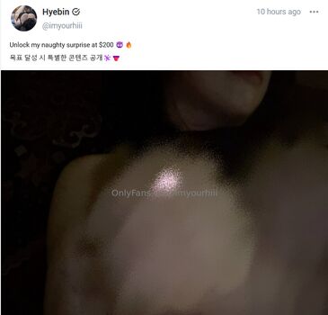 Full leaked Jung hye bin private photo