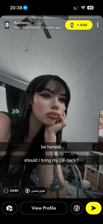 Full leaked K athleen private photo