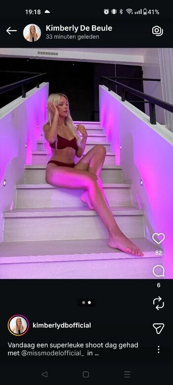Full leaked Kimberly de beule private photo