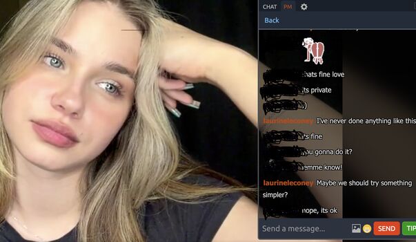 Full leaked Laurineleconey private photo