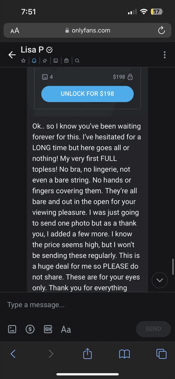 Full leaked Lisa baldwin private onlyfans photo