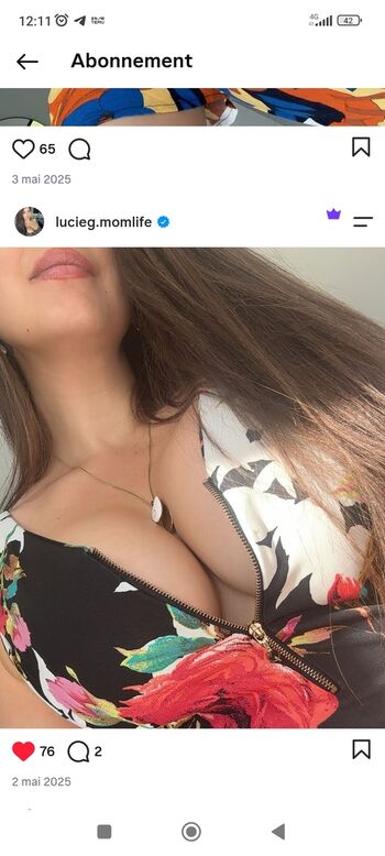 Full leaked Lucieg momlife private photo