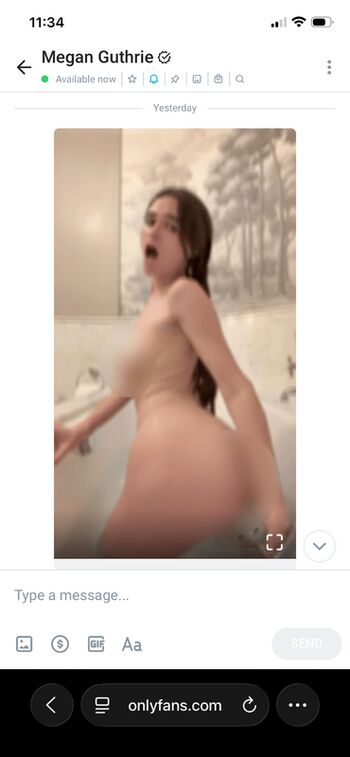 Full leaked Megan guthrie private photo