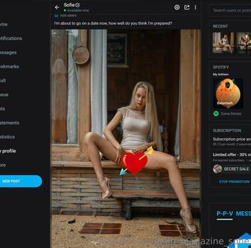 Full leaked Open magazine sofie private photo