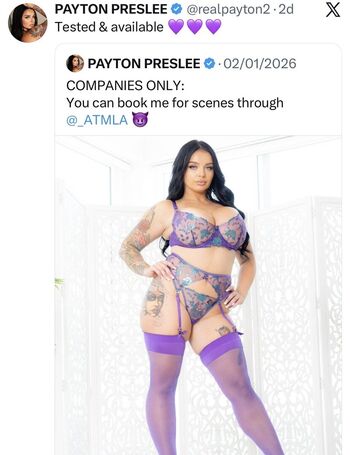 Full leaked Payton preslee page private onlyfans photo