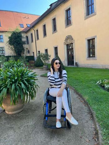 Full leaked Pretty wheelchair girl private onlyfans photo